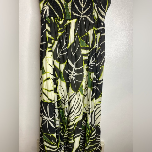 NWOT JOIE MAXI FLORAL Tropical Leaf Print Maxi Dress - Picture 5 of 11